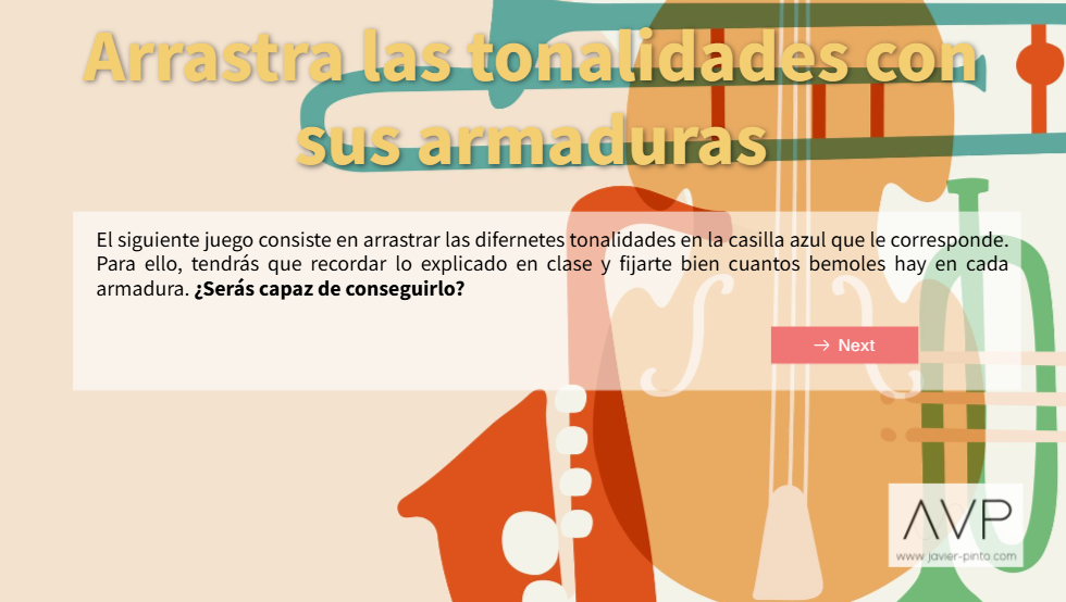 Material did&aacute;ctico sobre tonalidades y armaduras