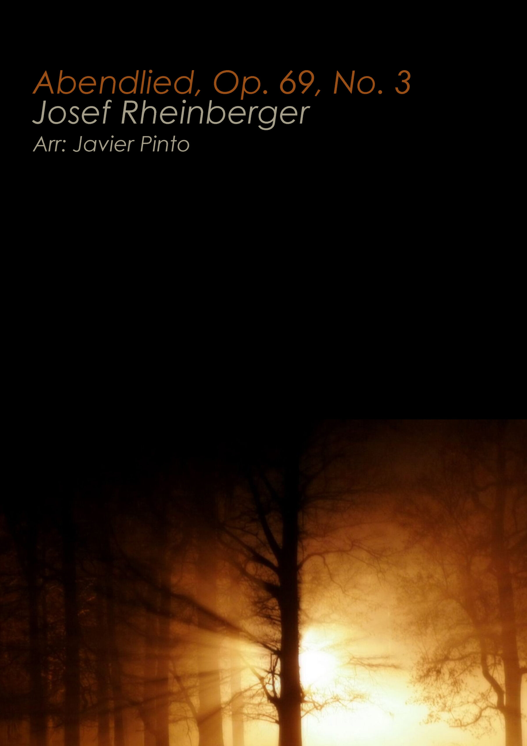 Portada de Abenlied Op. 60 n&ordm;3